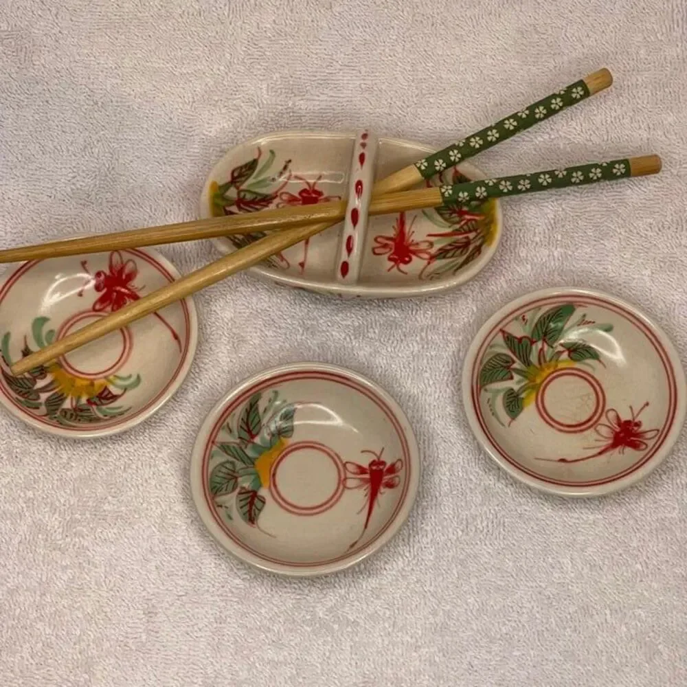 Sushi/Sauce ceramic set from World Market-EUC